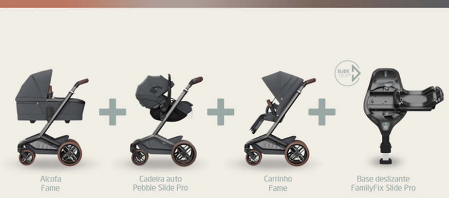 maxi-cosi trio fame +base slide pro